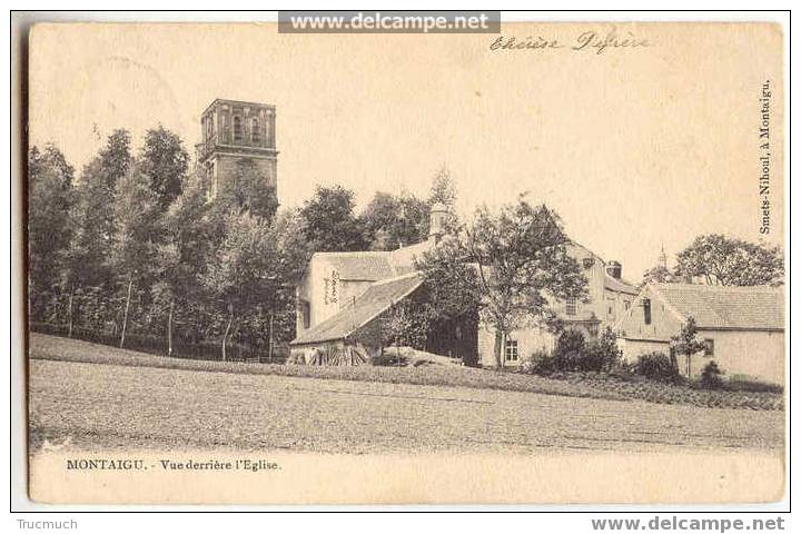 2027  - SCHERPENHEUVEL - MONTAIGU - Vue Derrière L'église - Scherpenheuvel-Zichem