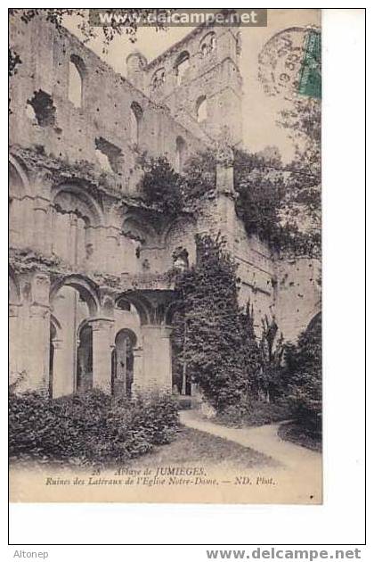 Ruines Des Latéraux De L'église Notre-Dame - Jumieges