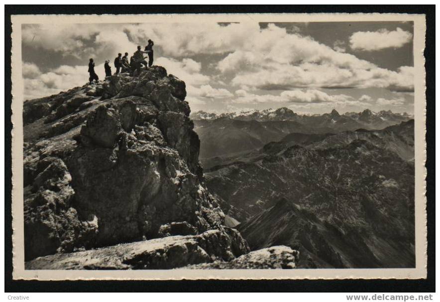 Weissfluhgipfel 2846m Gegen Piz D'Aela Und Tinzenhorn -  Verlag OTTO FURIER DAVOS-PLATZ - Davos