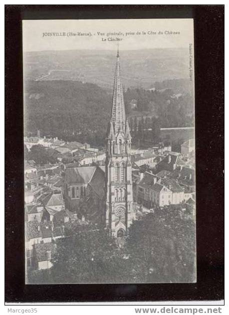 002720 Joinville Vue Générale Prise De La Côte Du Château ,le Clocher édit.dufour Cornuet - Joinville