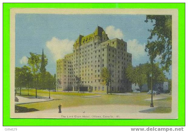 OTTAWA, ONTARIO - THE LORD ELGIN HOTEL - PECO - ANIMÉE - - Ottawa