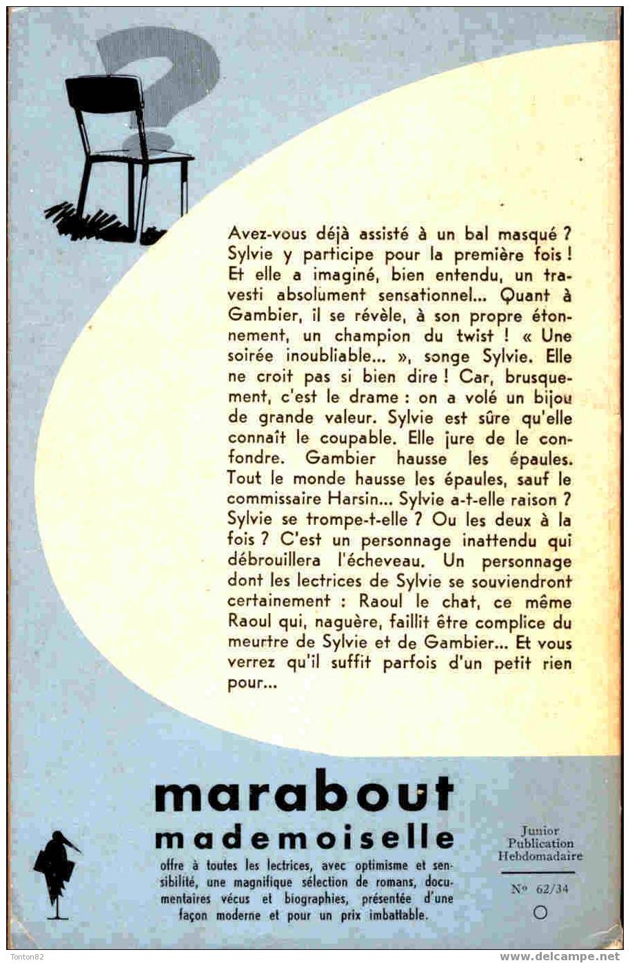 Marabout " Mademoiselle " N° 153 - Sylvie N´aime Pas Le Chewing-gum - René Philippe - Marabout Junior