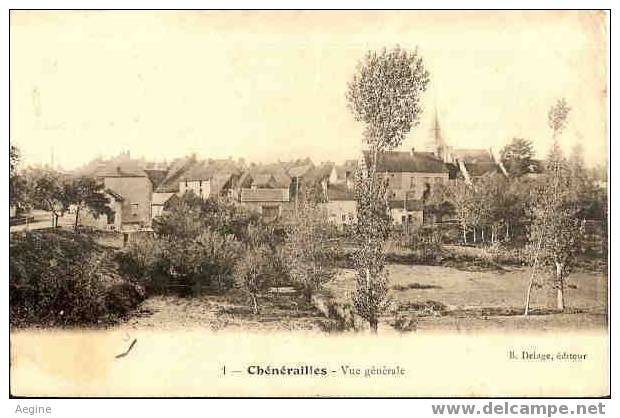 Ref 2308- Chenerailles - Vue Generale - Bon Etat - Chenerailles