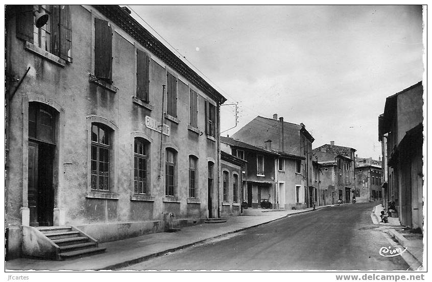 07 - MELAS Le TEIL - Lieu Dit De Le TEIL - Groupe Scolaire, Route De Vals-les-Bains - Semi Moderne Petit Format - Le Teil