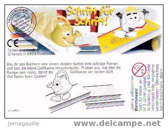 KINDER - 610407 - Schritt Für Schritt! - Giesskanne - Figurine + Bpz - Monoblocs