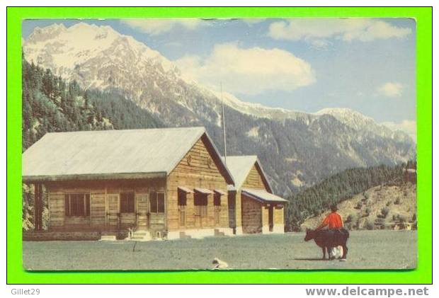 SWAT, PAKISTAN - TOURIST HUTS - KALAM VALLEY - ANIMATED - CARD IS WRITTEN - - Pakistan