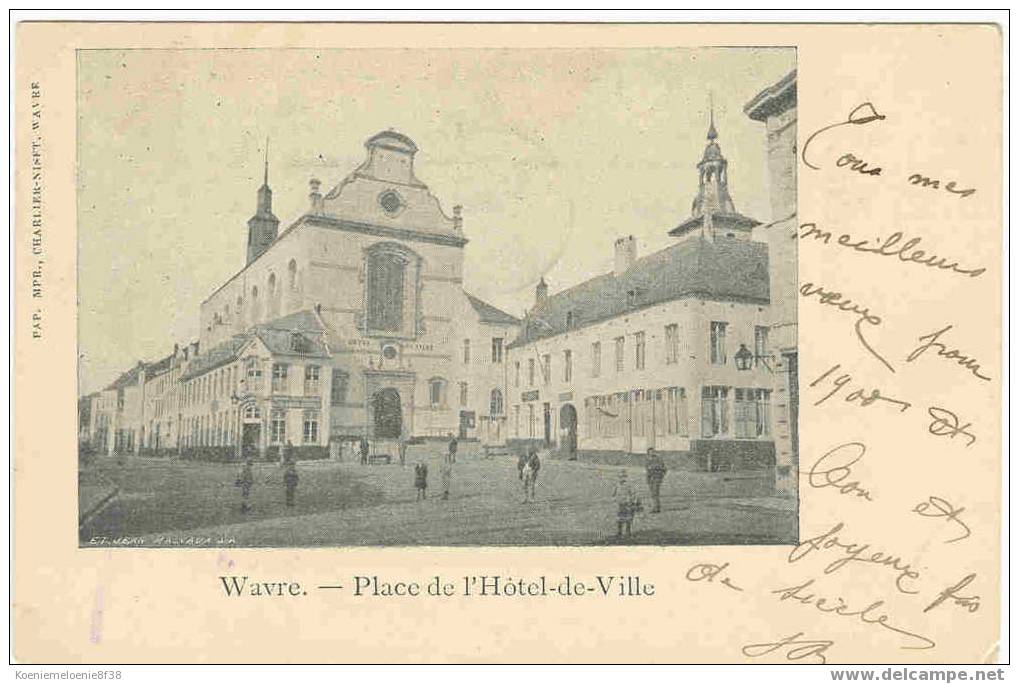 WAVRE - PLACE DE L'HOTEL DE VILLE - Wavre