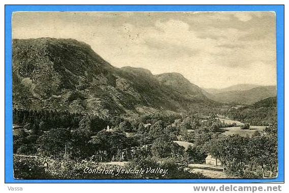 CONISTON, YEWDALE Valley. Franked With Type Killers Numeral K53( 5 )in 1906 - Other & Unclassified