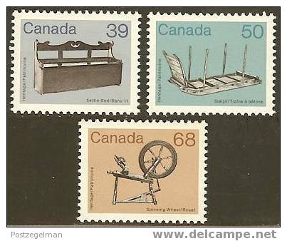 CANADA 1985 MNH Stamp(s) Definitive 964-966 #5791 - Nuevos