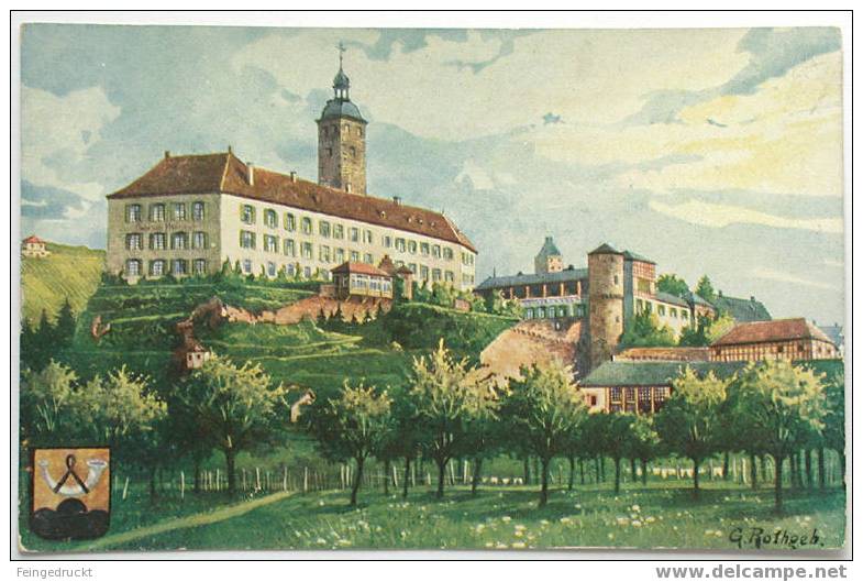 (Lkrs. Heilbronn) Schloss Hornegg B. Gundelsheim - CAk 1909 - (d 1094) - Heilbronn