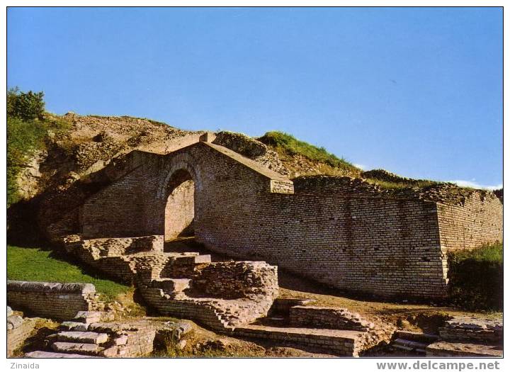 CARTE POSTALE DU PAYS DE MONTBELIARD - A MANDEURE , LES VESTIGES GALLO-ROMAINS - Montbéliard