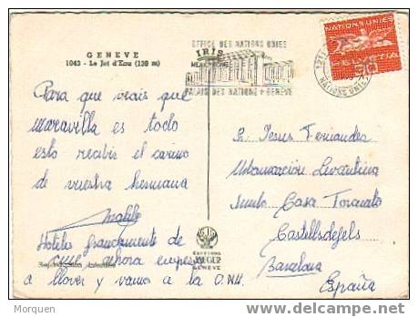 Postal ONU 1968 GENEVE Suiza. - Briefe U. Dokumente