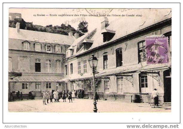 C.P.A.  AISNE  .ECOLE SUPERIEURE DES FILLES - Guise