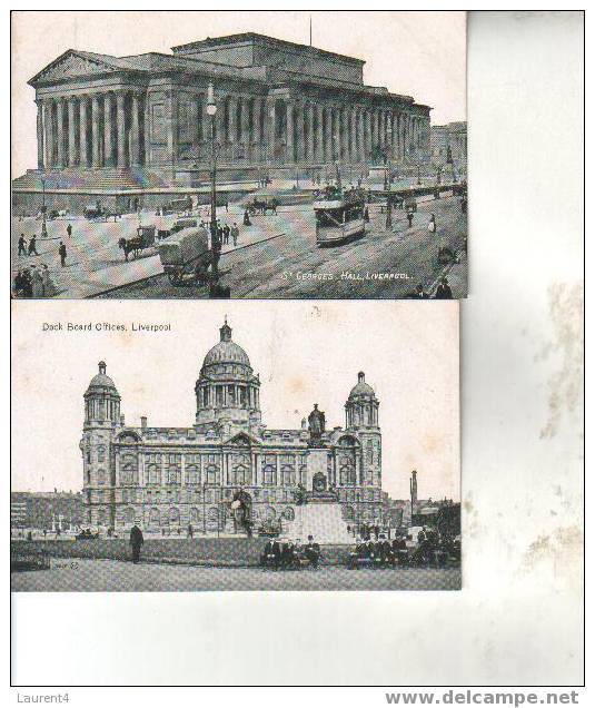 Ville De Liverpool X 4 Carte - Liverpool X 4 Cards / 1930´s - Vers 1930 - Liverpool