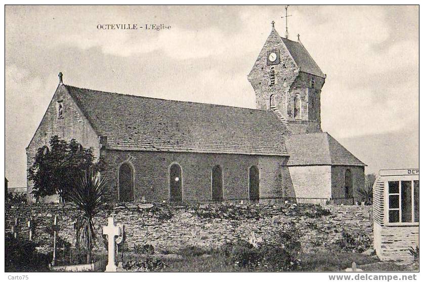 OCTEVILLE 50 - L'église - Octeville