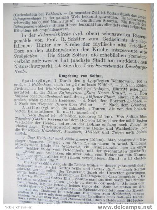 GRIEBEN`S REISEFÜHRER :: LÜNEBURGER HEIDE :: Mit 3 Karten + 2 Plänen ::  1927 * * * - Niedersachsen