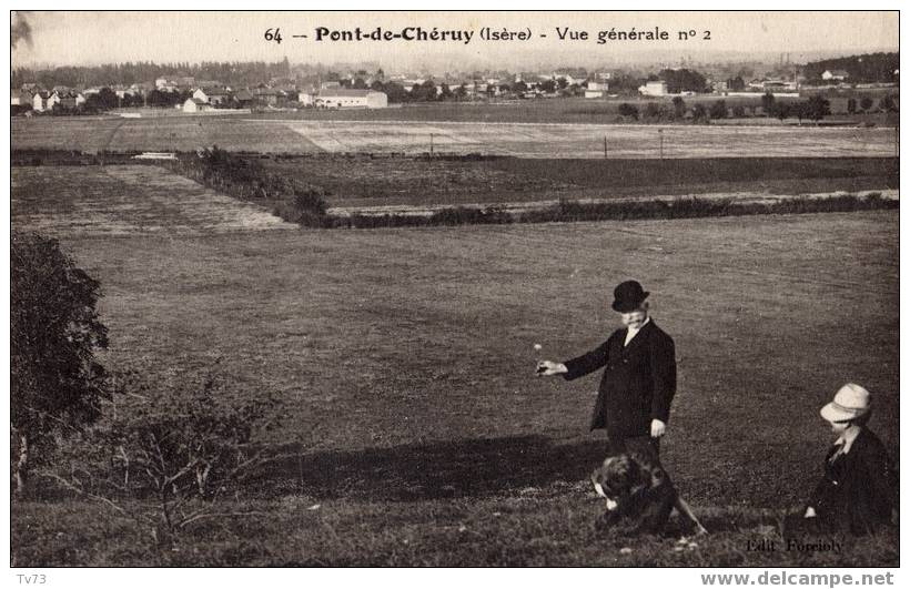 Cpa 366 - PONT De CHERUY - Vue Générale N°2 - Pont-de-Chéruy