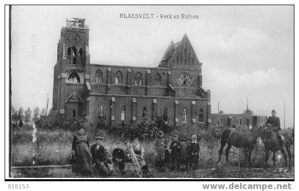 BLAESVELT  Kerk En Ruinen - Willebroek