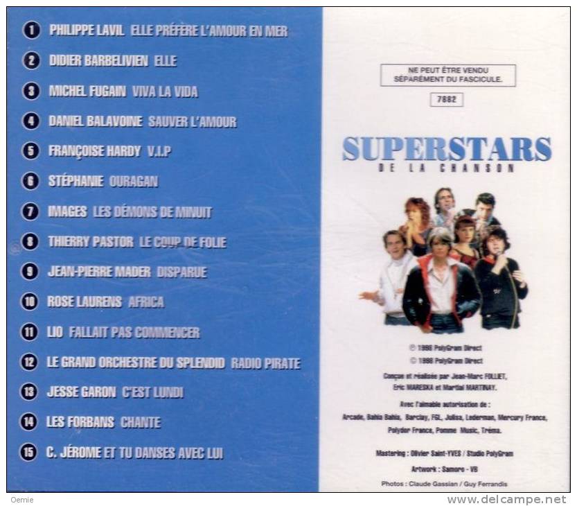 SUPERSTARS  °°°°° DE  LA CHANSON  No 19   Cd - Compilations