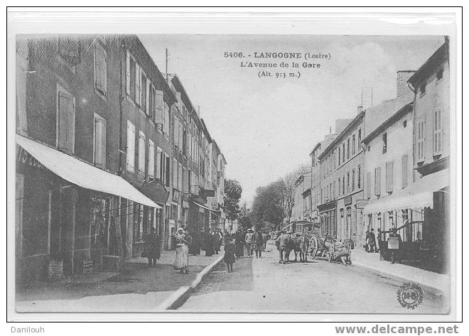 48 // LOZERE / LANGOGNE / L´avenue De La Gare N° 5406 / ANIMEE / # - Langogne