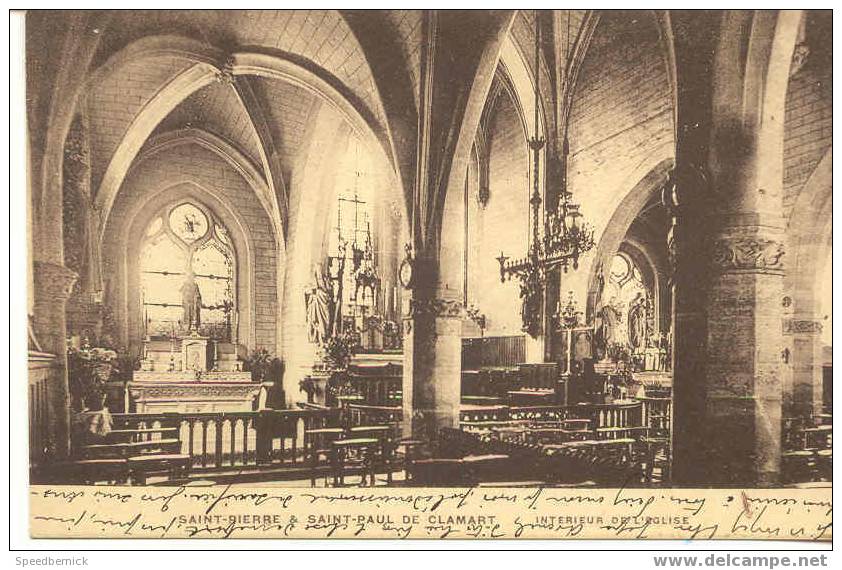 3312 Saint Pierre Et Saint Paul De Clamart Intérieur De L'Eglise .  Imp Liva, Sans éd. - Clamart