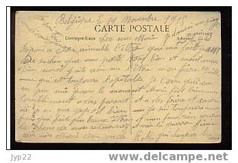 Jolie CP Ancienne Animée Belgique - Guerre 14-18 - Ruines De Poperinghe - écrite 19-11-1915 - Poperinge
