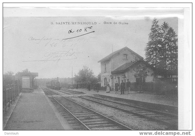 51 // MARNE / SAINTE MENEHOULD /Gare De Guise N° 6  / ANIMEE /# - Sainte-Menehould