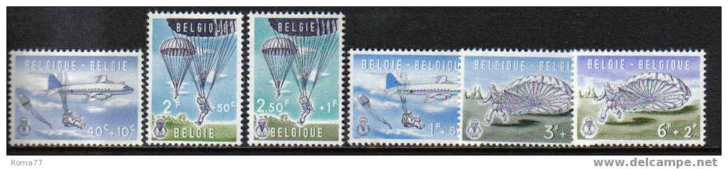 MB152 - BELGIO , SPORT VARI : N.  1133/1138  *** - Parachutespringen