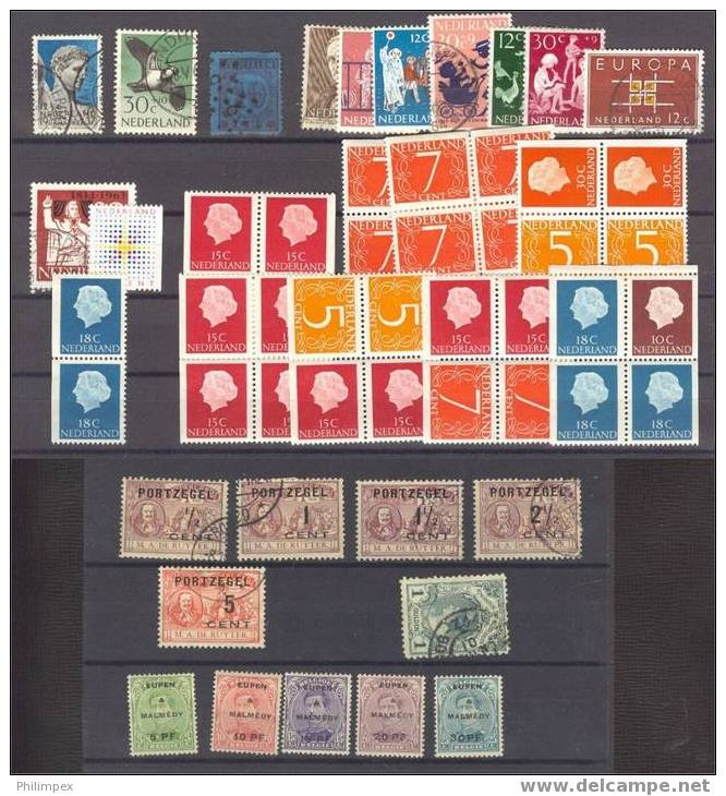 NETHERLANDS,  GROUP NH/HI/U - MANY SETS FROM OLD TO NEW - Collections