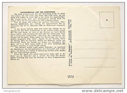 D 2107 - Astronomische Uhr Von Straßburg - Ak Mit Drehmechanismus - Other & Unclassified