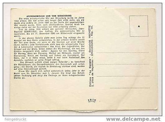 D 2107 - Astronomische Uhr Von Straßburg - Ak Mit Drehmechanismus - Otros & Sin Clasificación