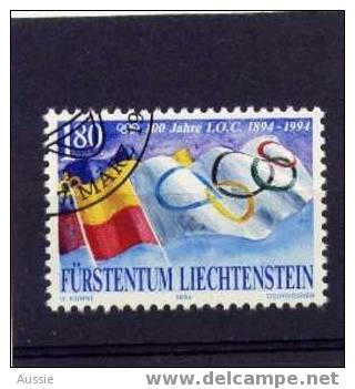 Liechtenstein 1994 Yvertn° 1023 (°) Used Cote 3 Euro  Comité Olympique - Usados