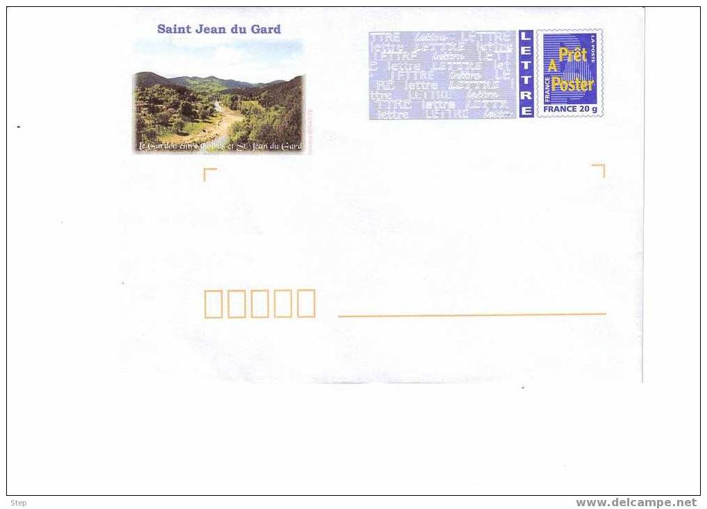 PAP SAINT JEAN DU GARD (GARD) : La Vallée Du GARDON  Format CARRE - PAP: Ristampa/Logo Bleu