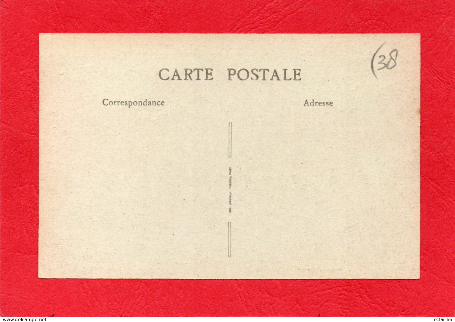 (38) LA COTE SAINT ANDRE      Chateau  D'Allivet**petite Animation Aux Fenétres CPA N°17  Année 1923 Edit BF Paris - La Côte-Saint-André