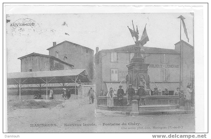 63 // PUY DE DOME / MARINGUES / Fontaine Du Chery , Nouveau Lavoir / Ed Chavaroux / ANIMEE / * # - Maringues