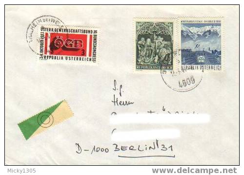 Österreich / Austria - Umschlag Echt Gelaufen / Cover Used (0983) - Brieven En Documenten