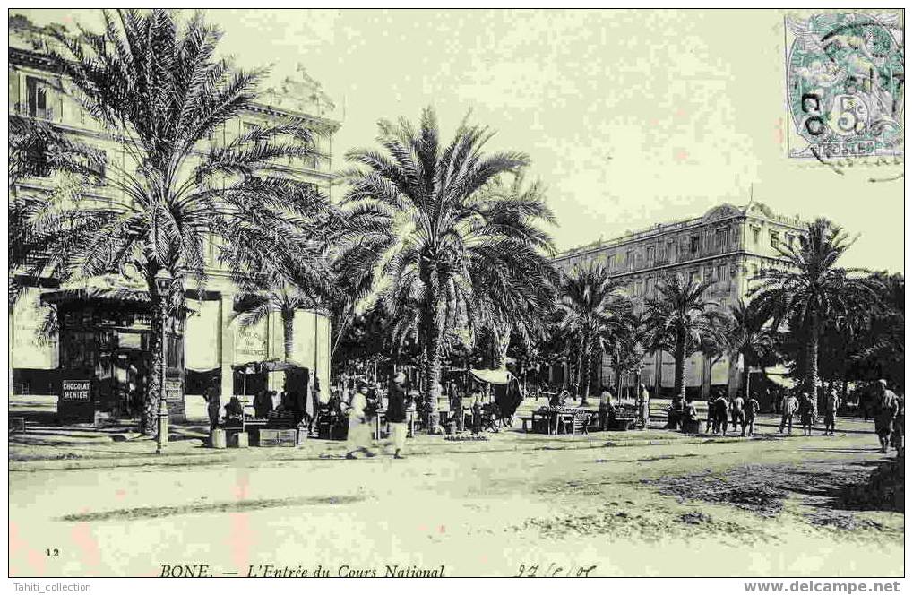 BÔNE - L'Entrée Du Cours National - Annaba (Bône)