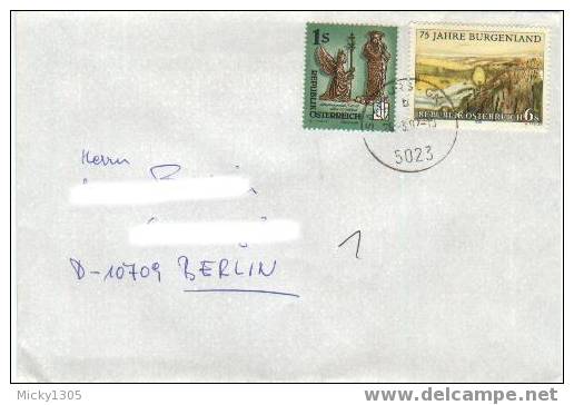 Österreich / Austria - Umschlag Echt Gelaufen / Cover Used (1056) - Briefe U. Dokumente