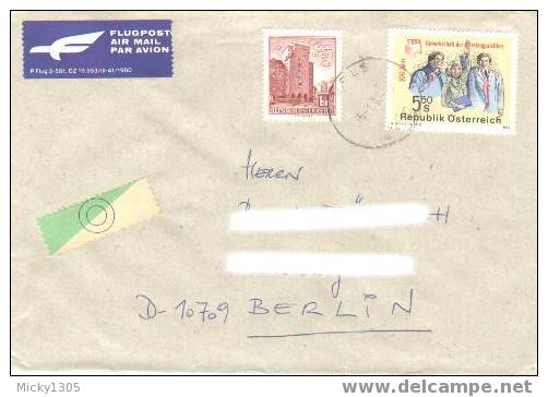 Österreich / Austria - Umschlag Echt Gelaufen / Cover Used (1121) - Briefe U. Dokumente