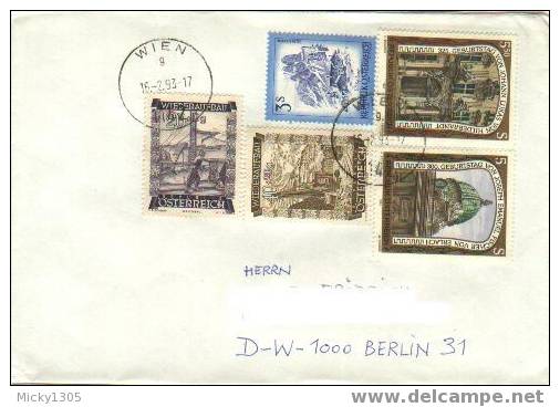 Österreich / Austria - Umschlag Echt Gelaufen / Cover Used (1546) - Lettres & Documents