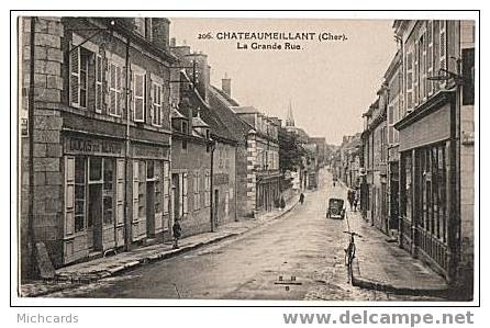 CPA 18 CHATEAUMEILLANT - La Grande Rue (206) - Meillant