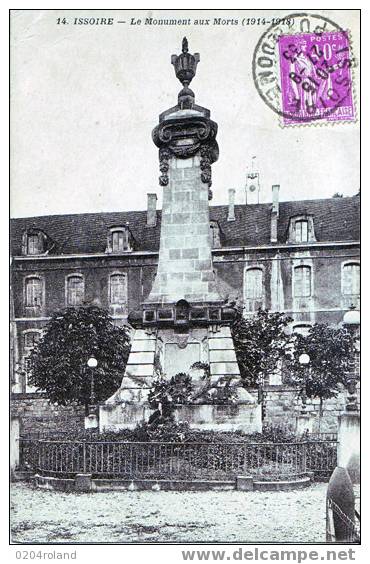 Issoire - Le Monument Aux Morts (1914-1918) - Issoire