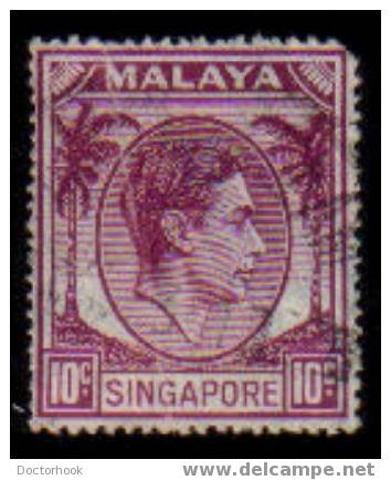SINGAPORE   Scott   # 9a  F-VF USED - Fédération De Malaya