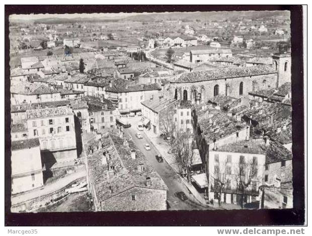 005221 Le Muy L'église La Grande Rue , En Avion édit.lapie N°3 Belle Cpsm - Le Muy