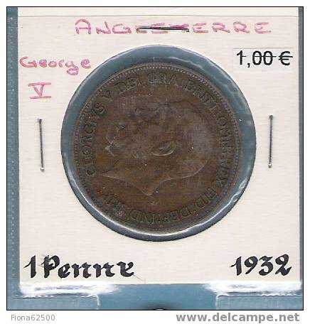 1 . PENNY . 1932 . - D. 1 Penny