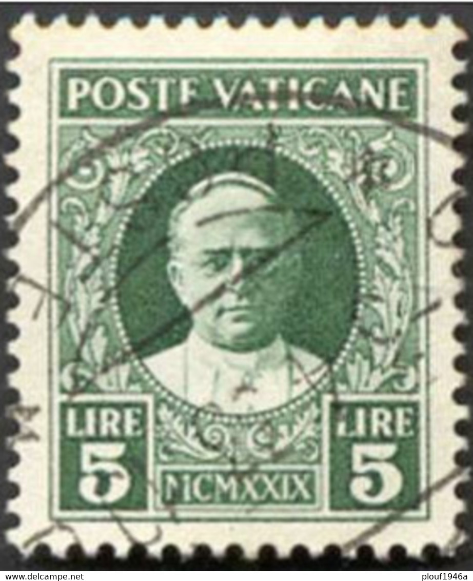 Pays : 495 (Vatican (Cité Du))  Yvert Et Tellier N° :    37 (o) - Used Stamps