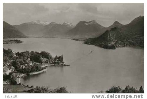 CPSM TALLOIRES MASSIF DES BAUGES ET PRESQU'ILE DE DUINGT - Talloires