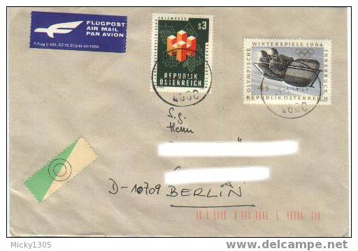 Österreich / Austria - Umschlag Echt Gelaufen / Cover Used (0996) - Briefe U. Dokumente