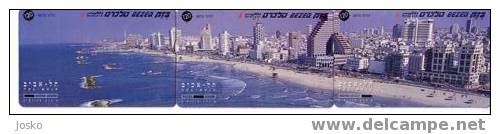 PUZZLES - Israel - Set Of 3.puzzle Cards TEL-AVIV - Puzzle