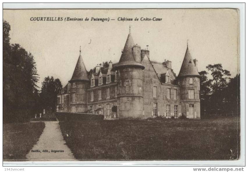 C 1265 - COURTEILLES - Chateau De Creve Coeur - - Putanges